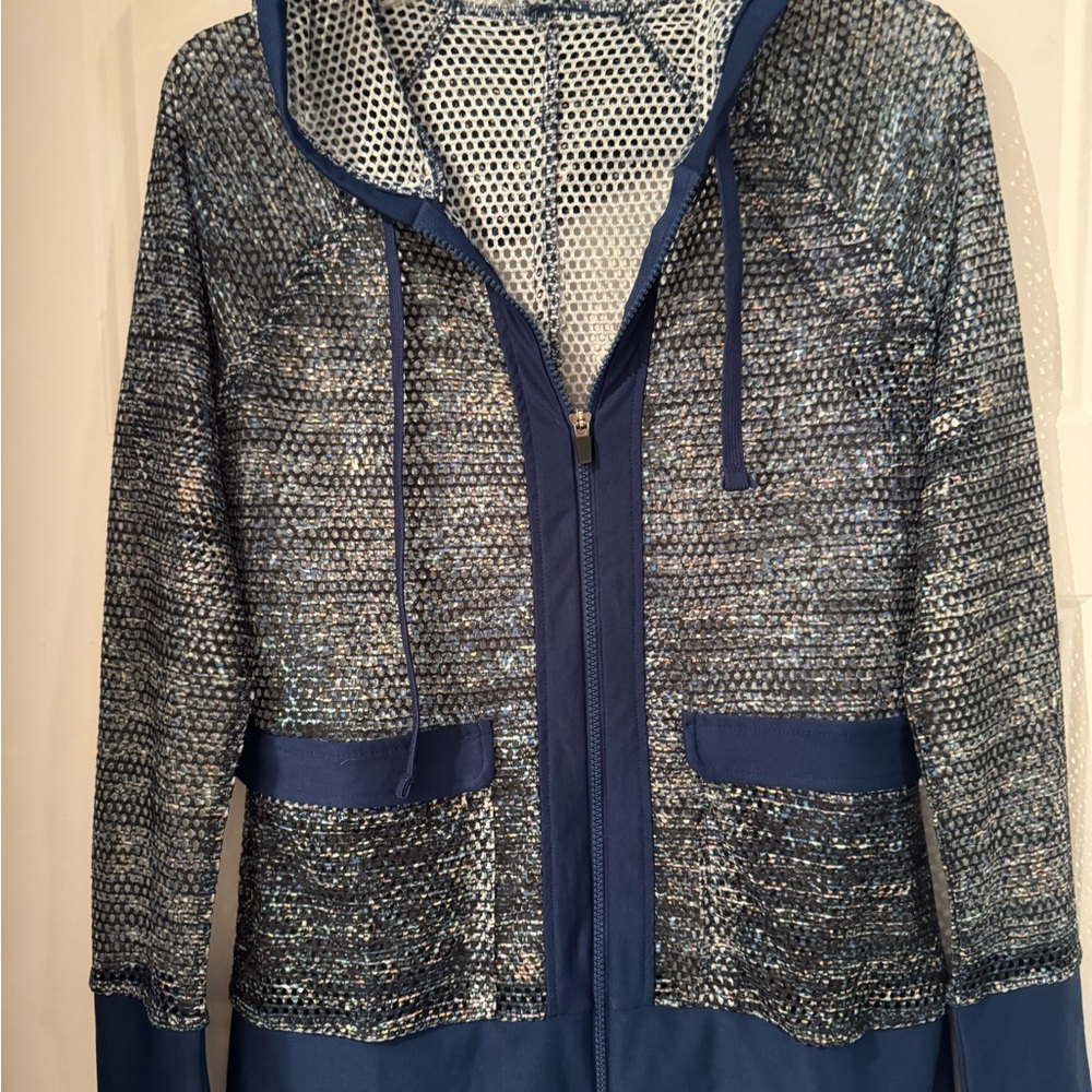 Stylish Blue  Swim Coverup